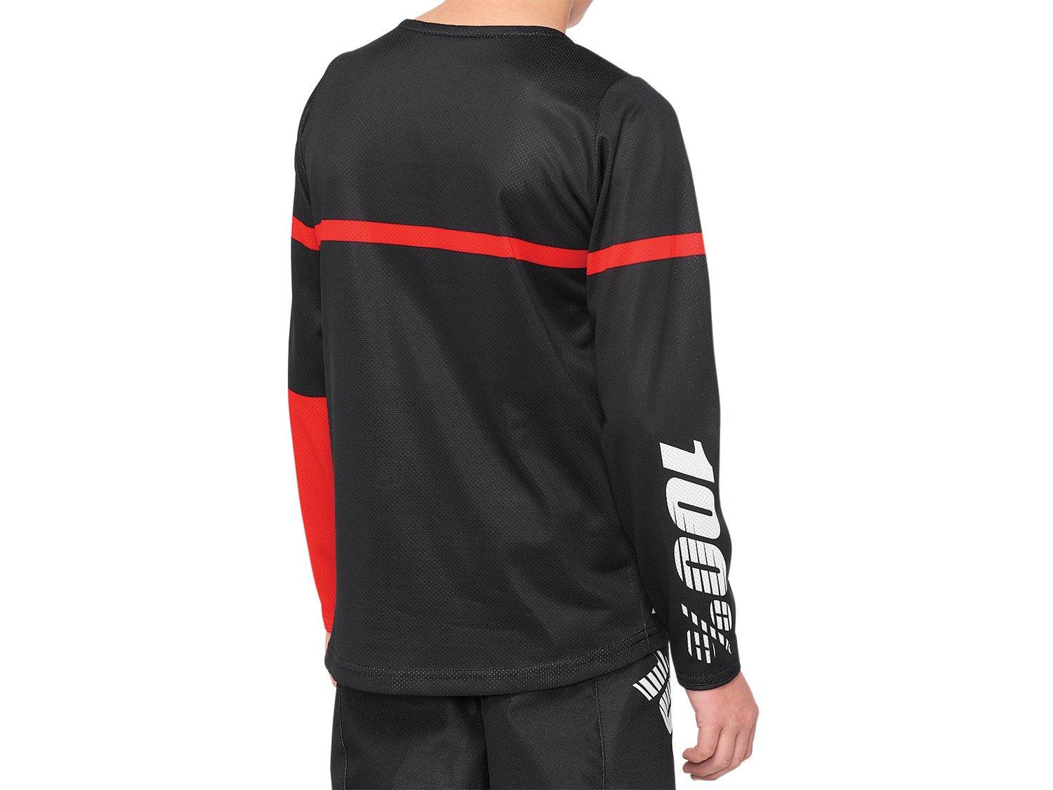 100% R Core DH Youth Jersey - Liquid-Life #Wähle Deine Farbe_Black/Red