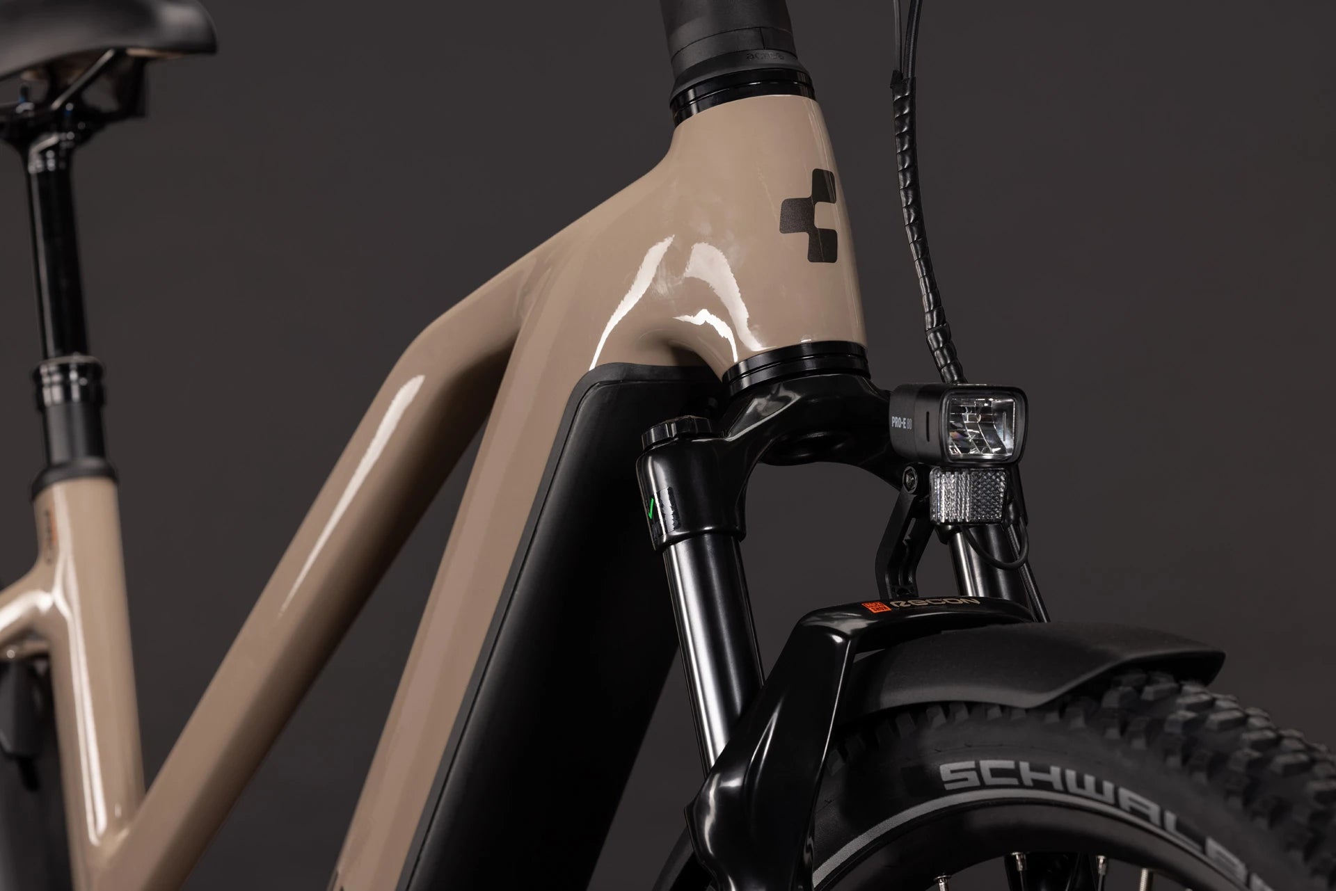 Cube Nuride Hybrid Pro 800 cappuccino´n´black Trapeze 2027