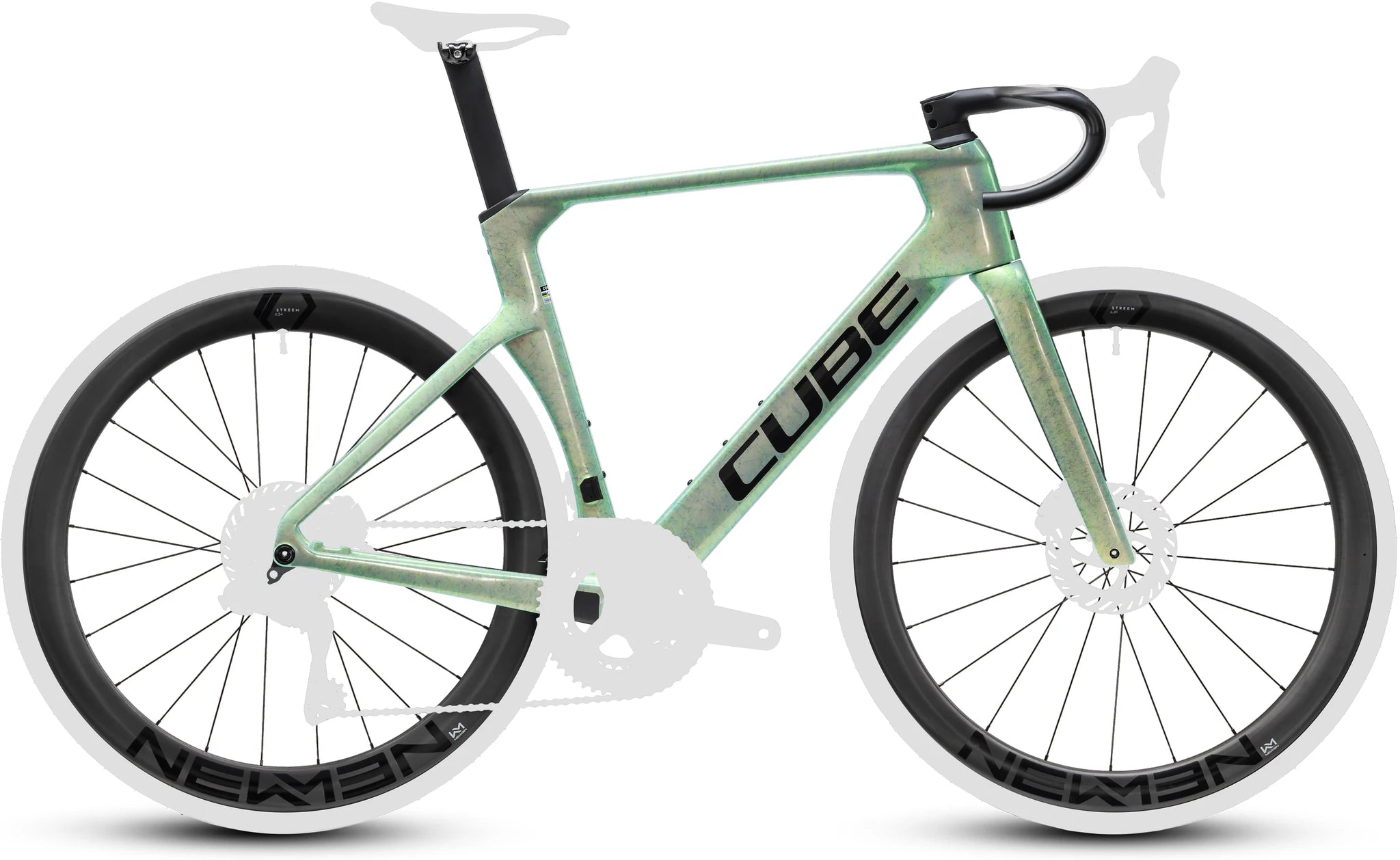 Cube Litening Aero C:68X Frameset genesisfibre´n´black 2027