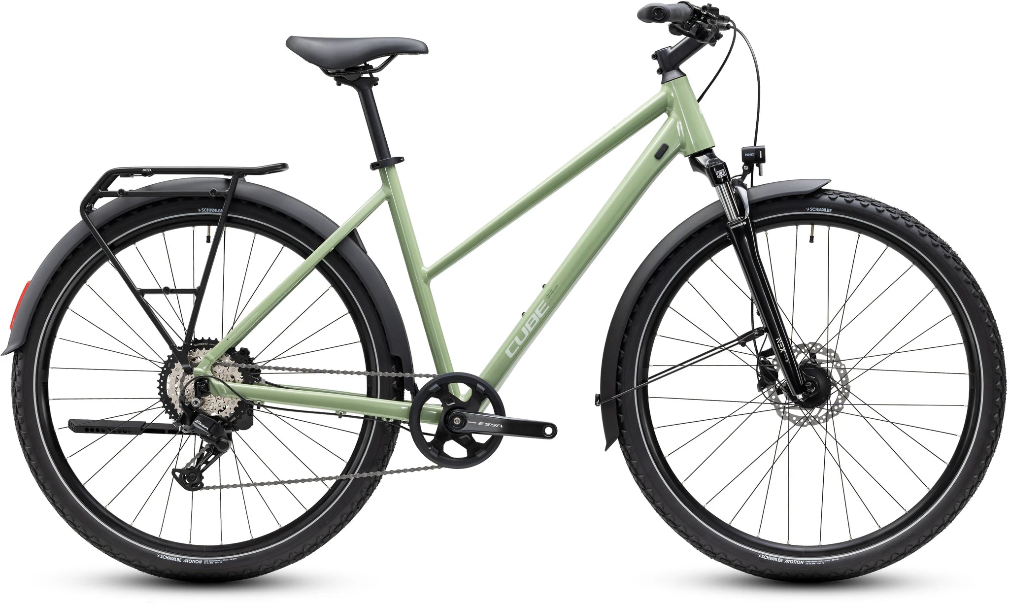 Cube Nature One FE almondgreen´green Trapeze 2027