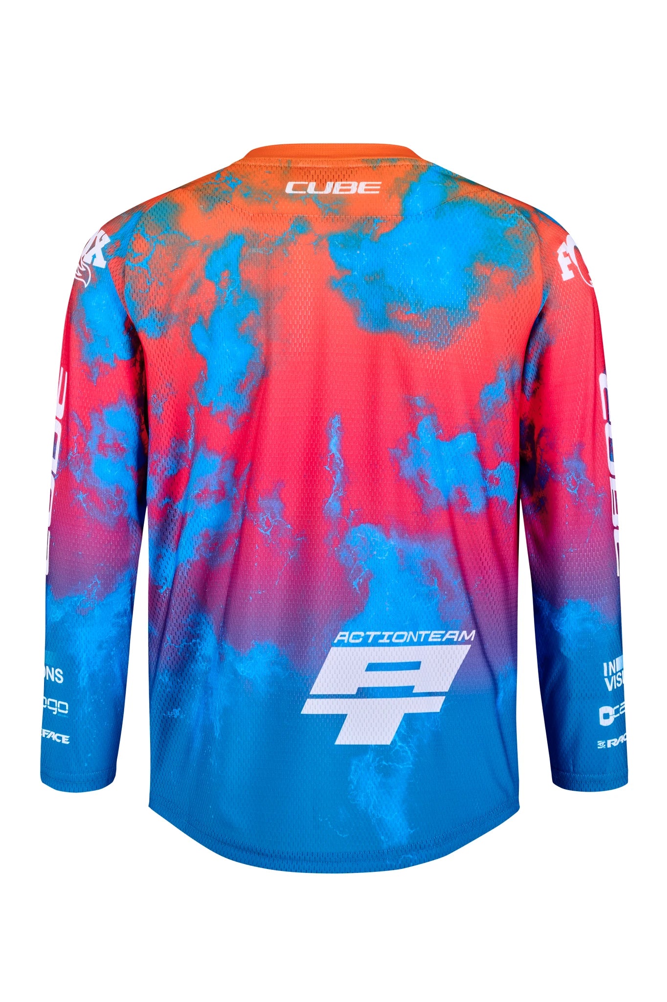 Cube MTB Trikot ROOKIE langarm - Liquid-Life #Wähle Deine Farbe_blue pink