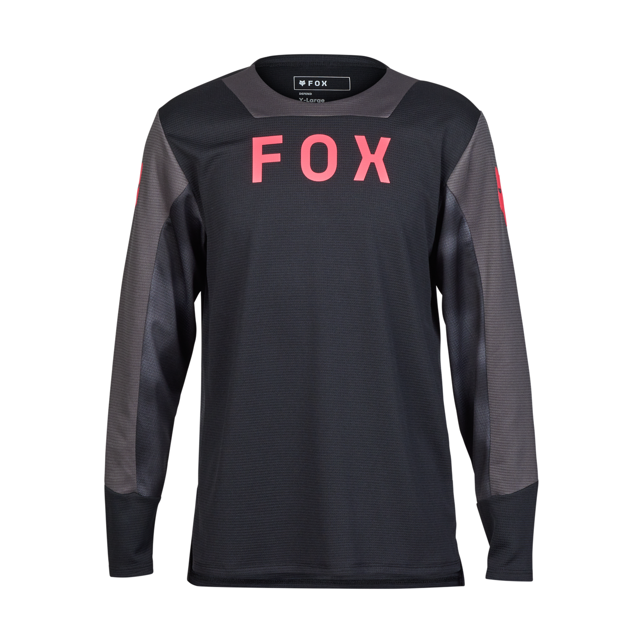 Fox Yth Defend Ls Jersey Taunt - Liquid-Life #Wähle Deine Farbe_Black