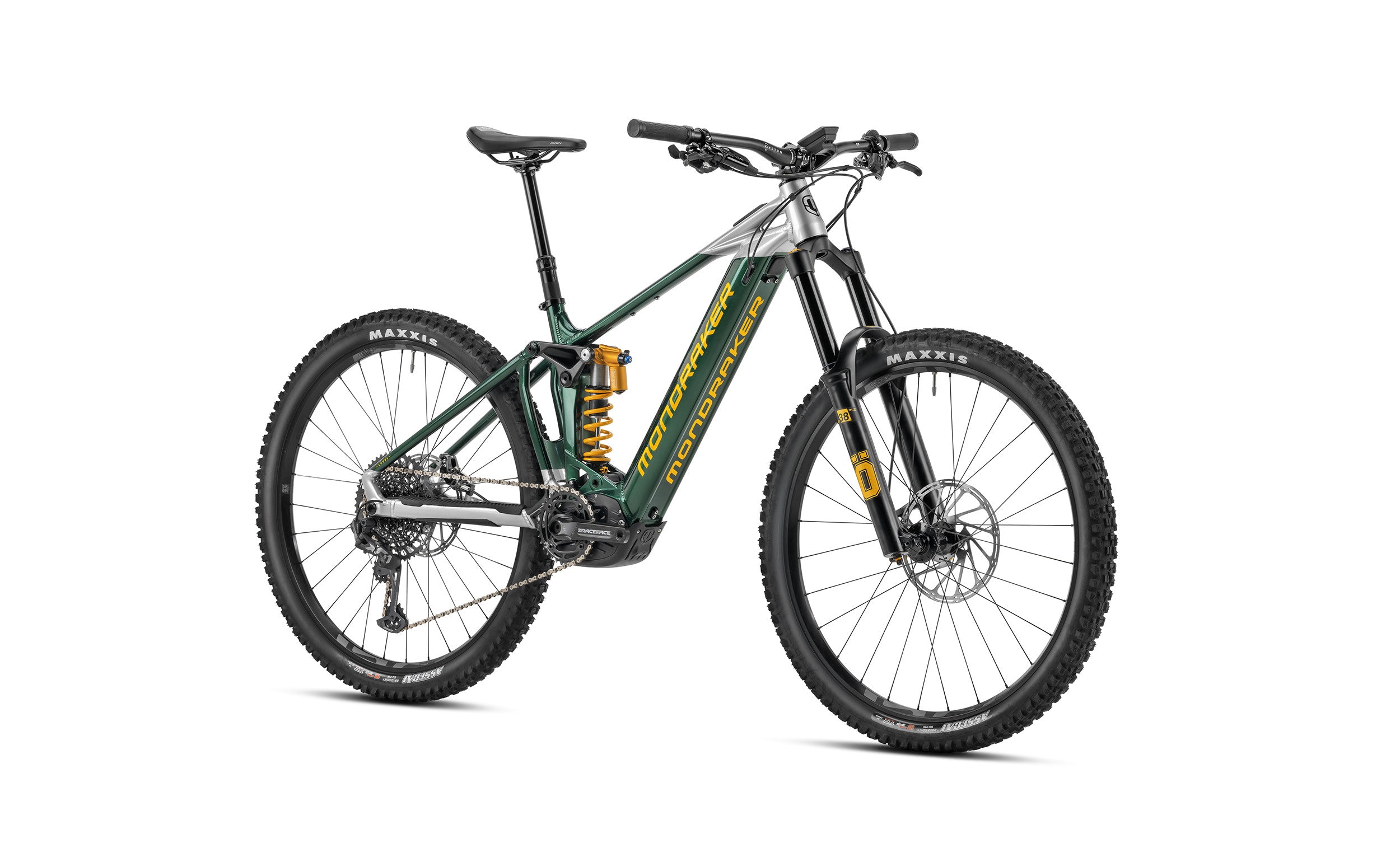 Mondraker Level XR Gloss British Greenilver / Yellow