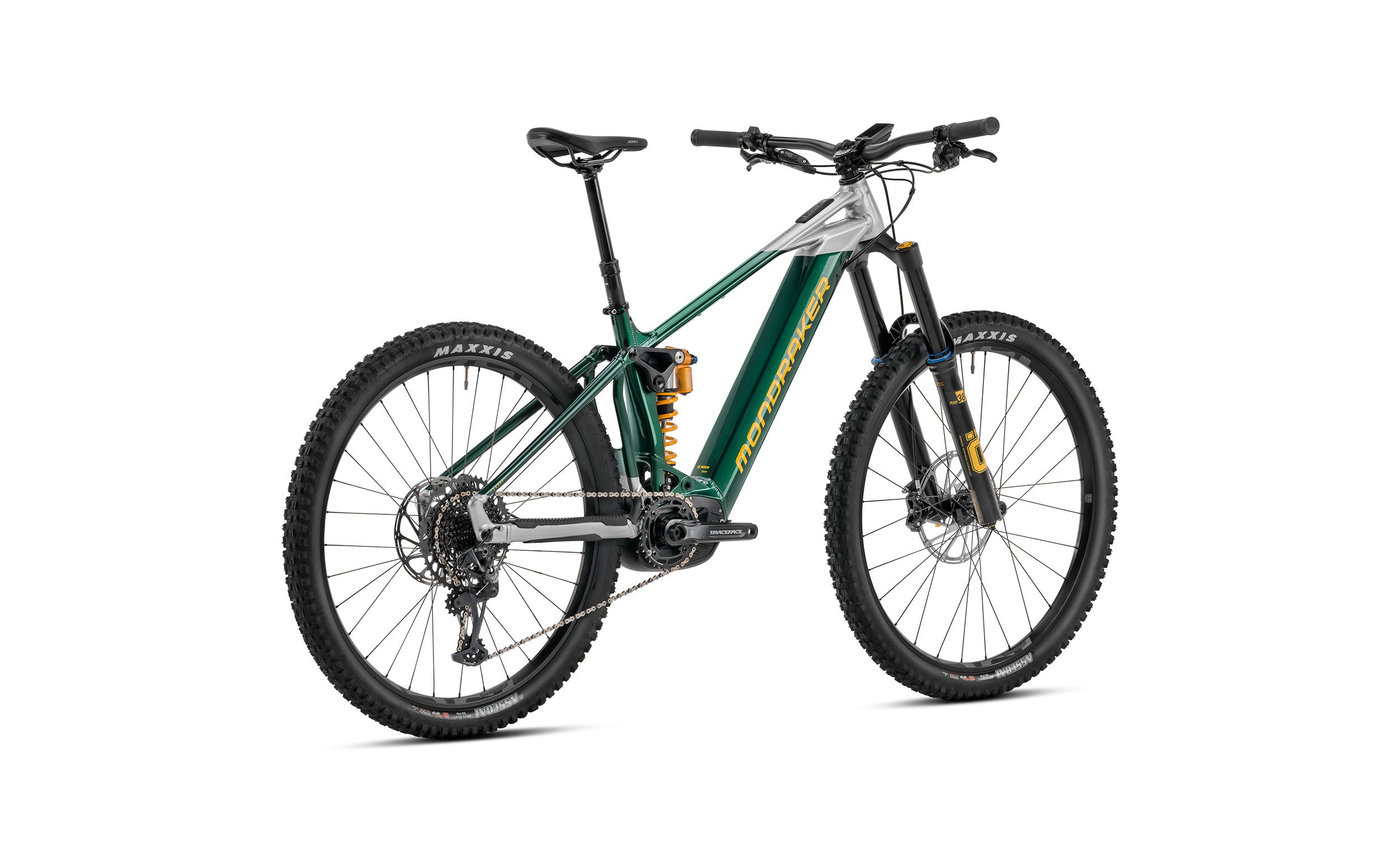 Mondraker Level XR Gloss British Greenilver / Yellow