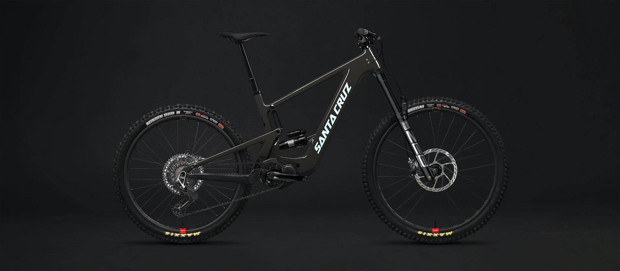 Santa Cruz Bullit 3 CC R MX Gloss Carbon and Blue