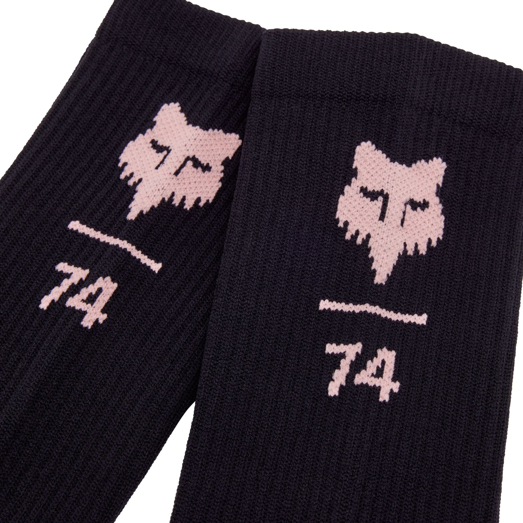 Fox 8" Ranger Sock Fox 74 - Liquid-Life #Wähle Deine Farbe_Black/Pink