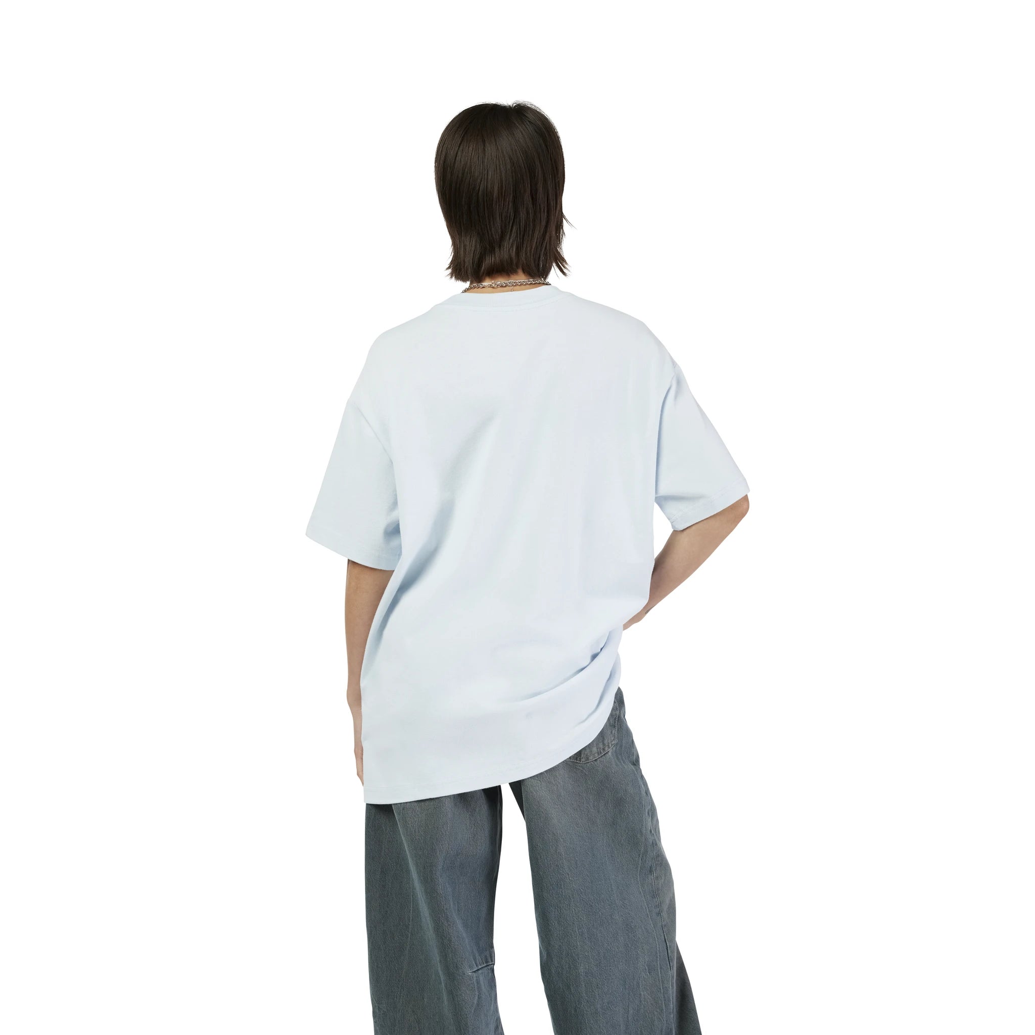 Fox W Wordmark OS SS Tee - Liquid-Life #Wähle Deine Farbe_Pale Blue