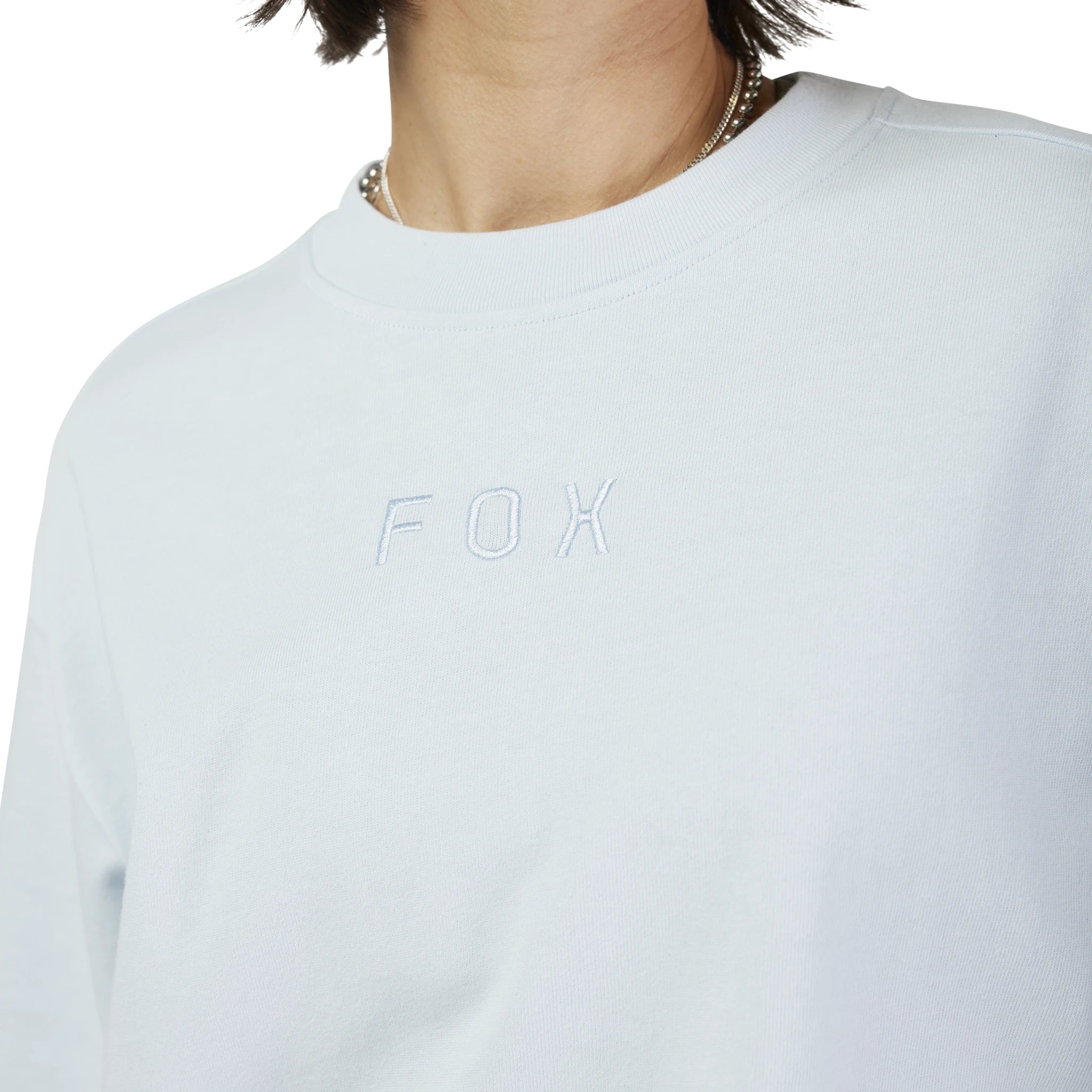 Fox W Wordmark OS SS Tee - Liquid-Life #Wähle Deine Farbe_Pale Blue