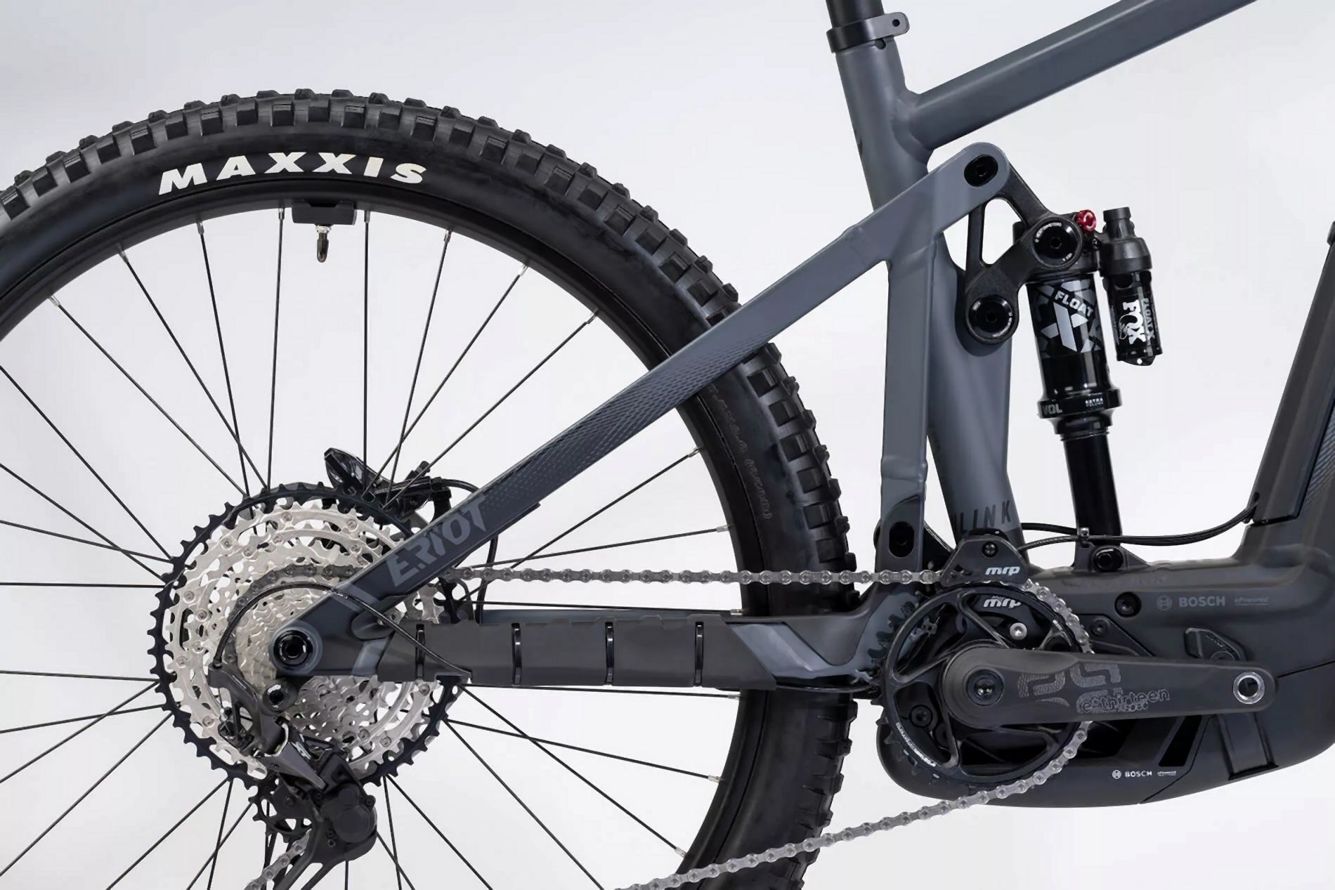 Ghost E-RIOT AM AL 160/160 Universal dark gray/black - matt