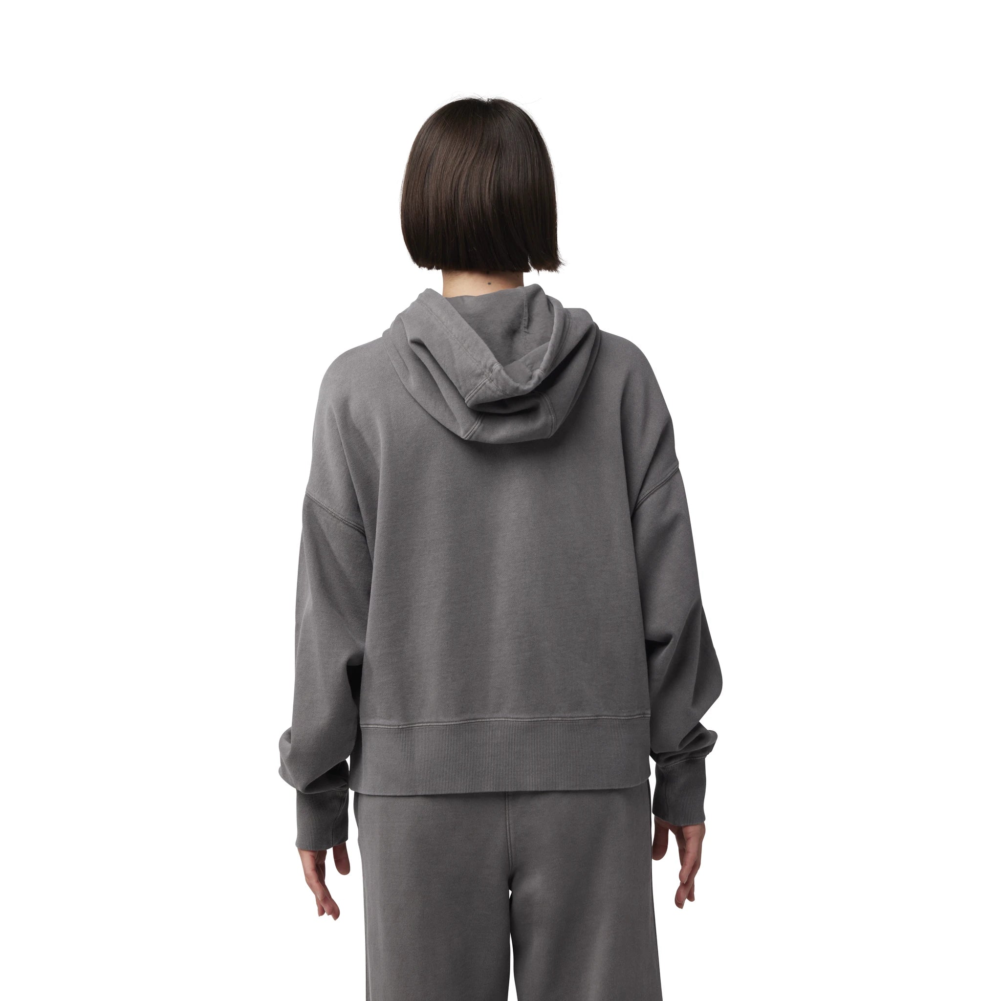 Fox W Wordmark Oversized Fleece PO - Liquid-Life #Wähle Deine Farbe_Pewter