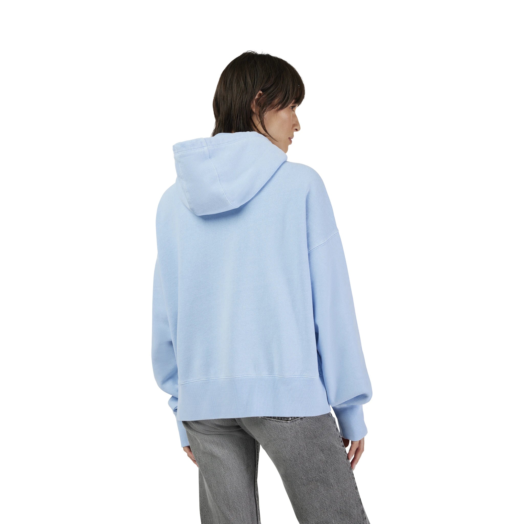 Fox W Wordmark Oversized Fleece PO - Liquid-Life #Wähle Deine Farbe_Cashmere Blue