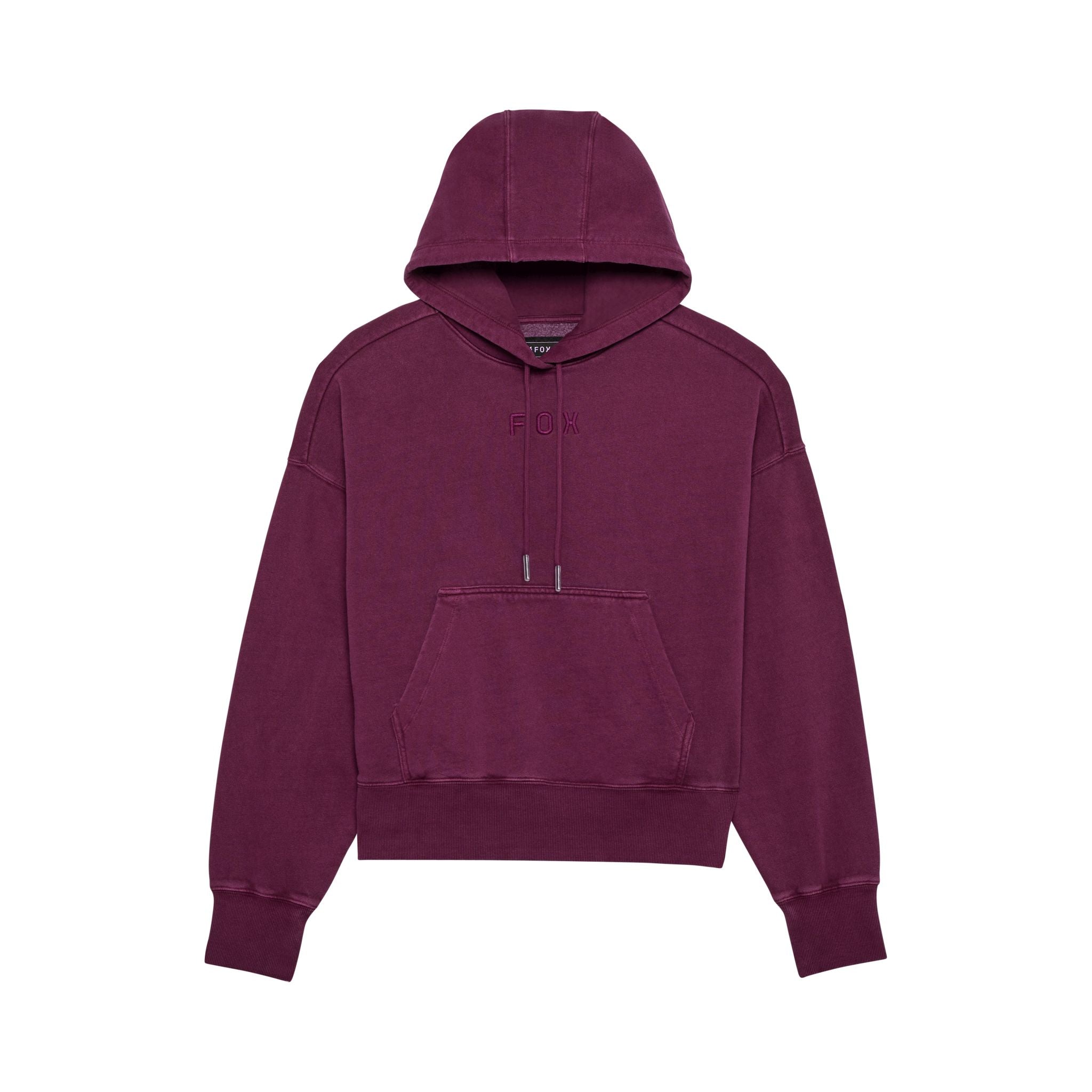 Fox W Wordmark Oversized Fleece Po - Liquid-Life #Wähle Deine Farbe_Sangria