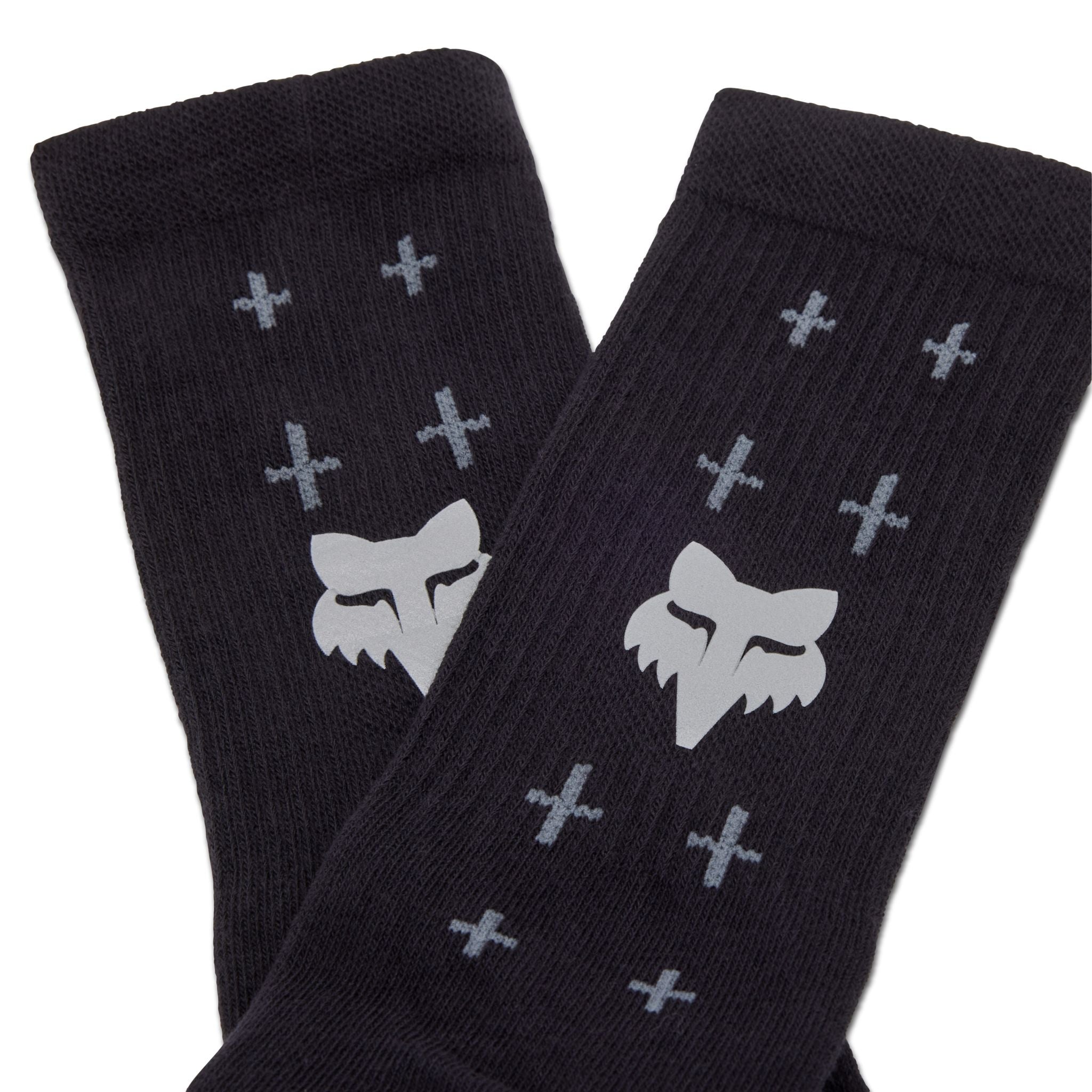 Fox 8" Defend Sock Lunar #Wähle Deine Farbe_Black