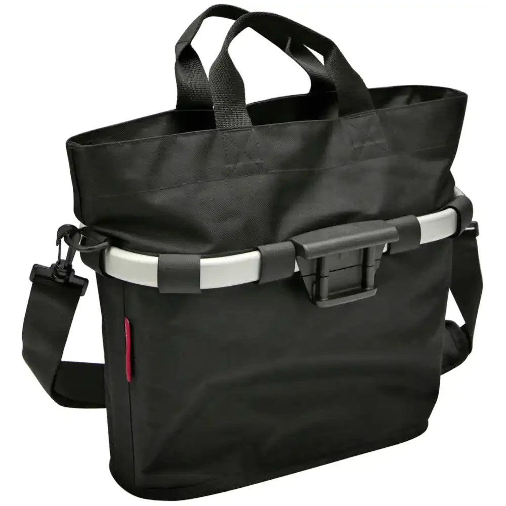 Klickfix Fahrradkorb oval - Liquid-Life #Wähle Deine Farbe_black/silver