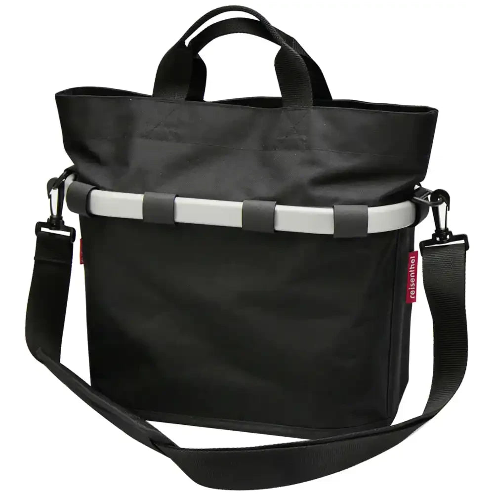 Klickfix Fahrradkorb oval - Liquid-Life #Wähle Deine Farbe_black/silver