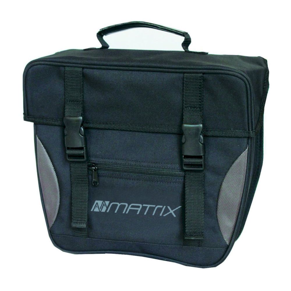 Matrix Einzeltasche schwarz/silber