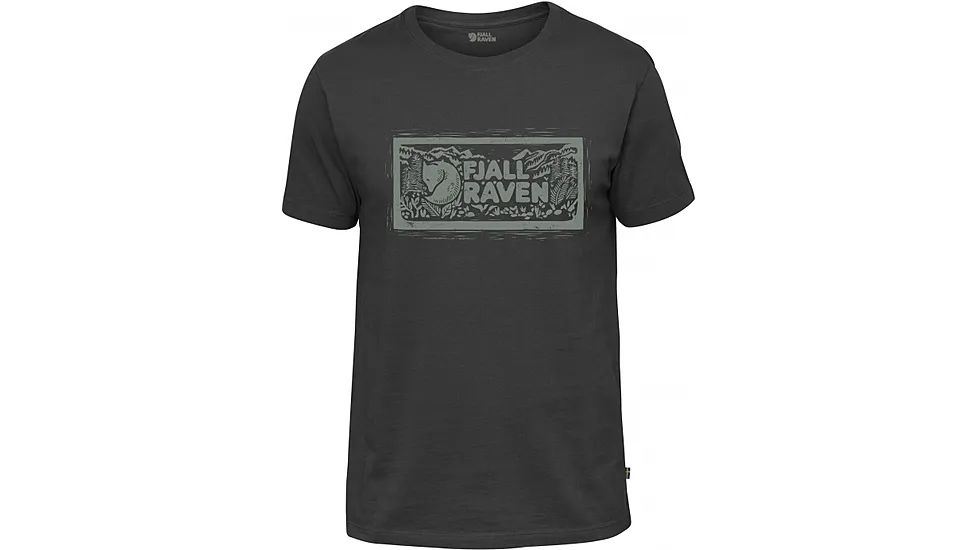 Fjaellraeven Logo Stamp T-Shirt - Liquid-Life #Wähle Deine Farbe_dark grey
