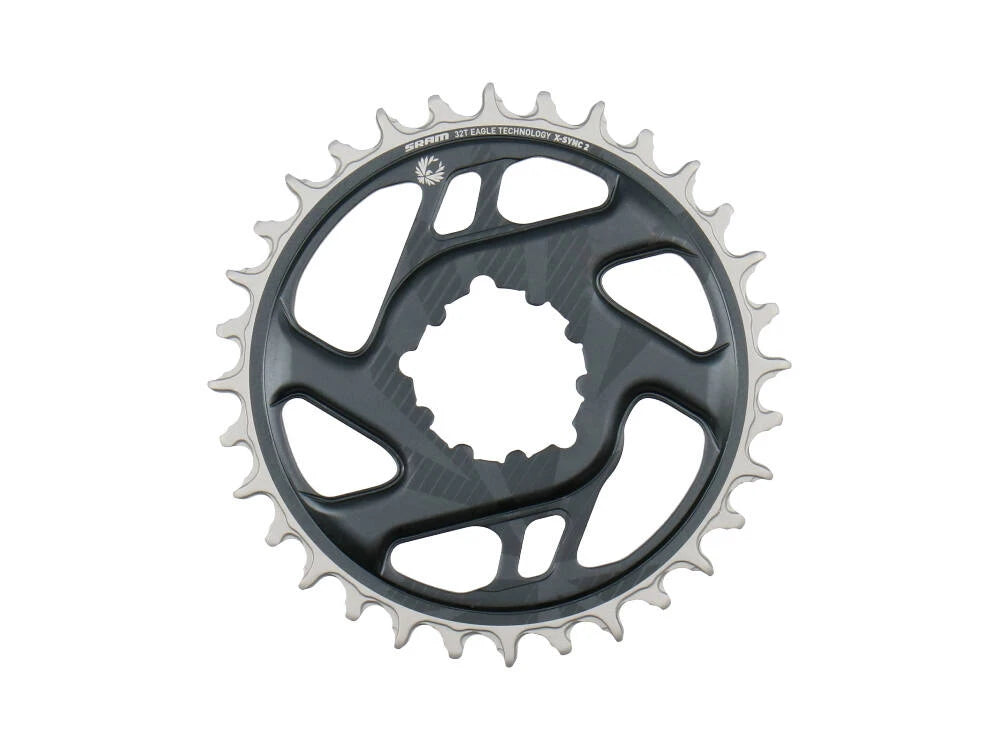 Sram Kettenblatt X-Sync Eagle 2 32T, Alu, grau 3mm Offset - Liquid-Life #Wähle Deine Farbe_grau