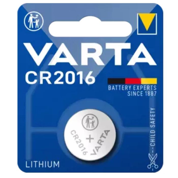 Varta Batterie Knopfzelle CR2016 (3 V, 90 mAh)