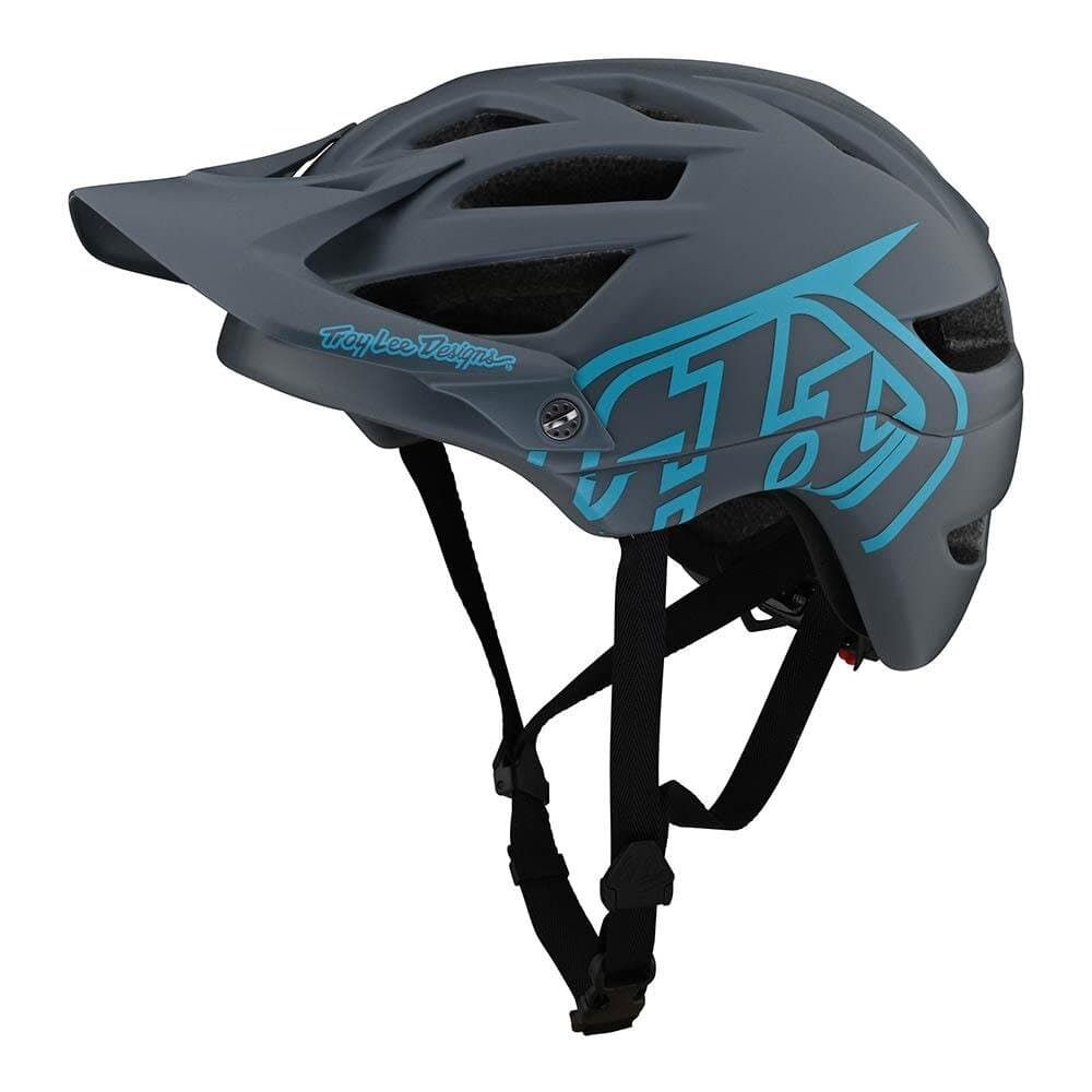 Troy Lee Designs A1 Helmet - Liquid-Life #Wähle Deine Farbe_Drone Gray / Blue