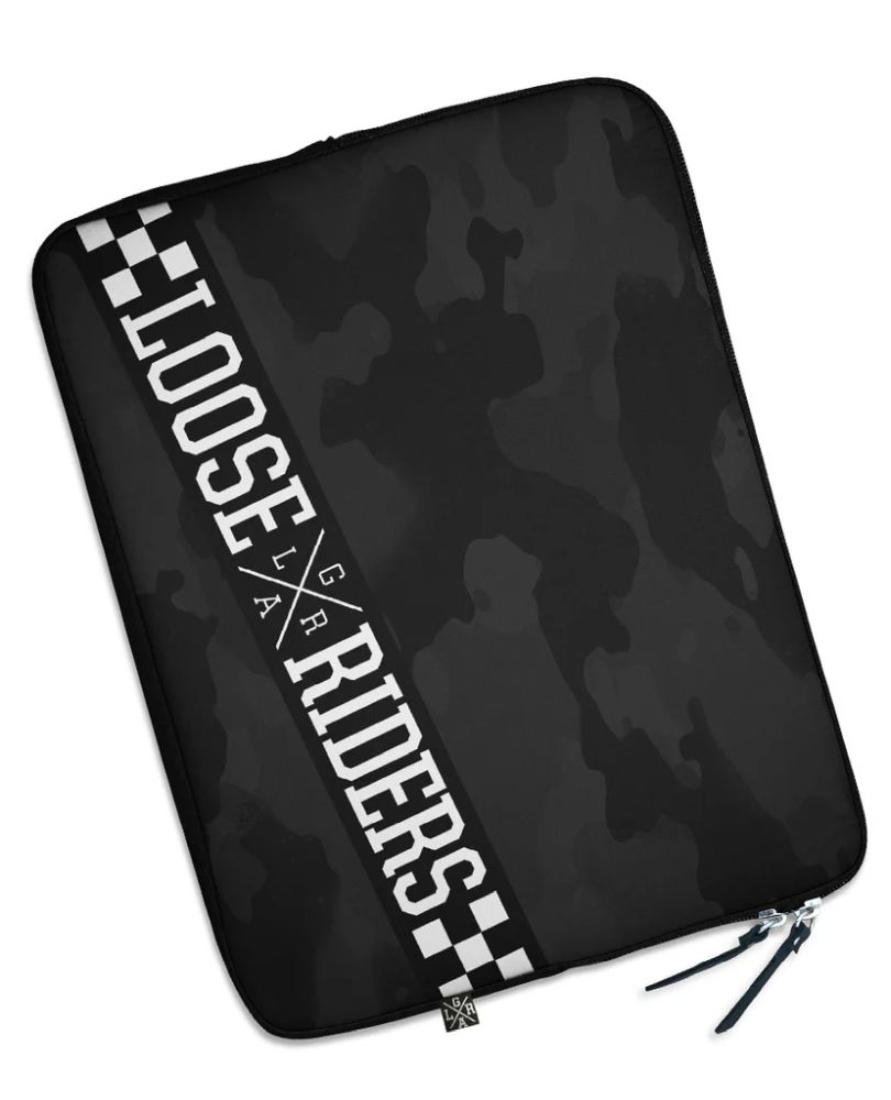 Loose Riders Laptop Sleeve Charcoal Camo 13 inch