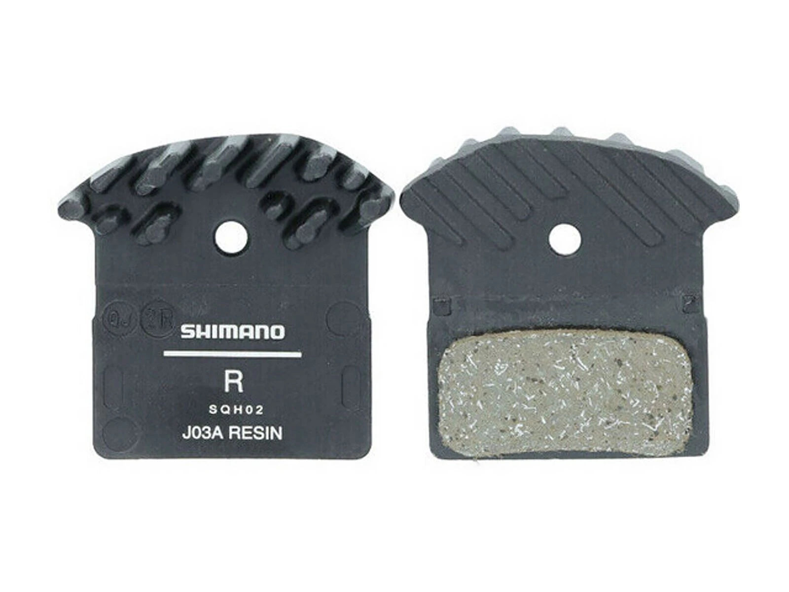 Shimano Scheibenbremsbelag J03A Resin Typ J Kühlrippen - Liquid-Life #Wähle Deine Farbe_Schwarz