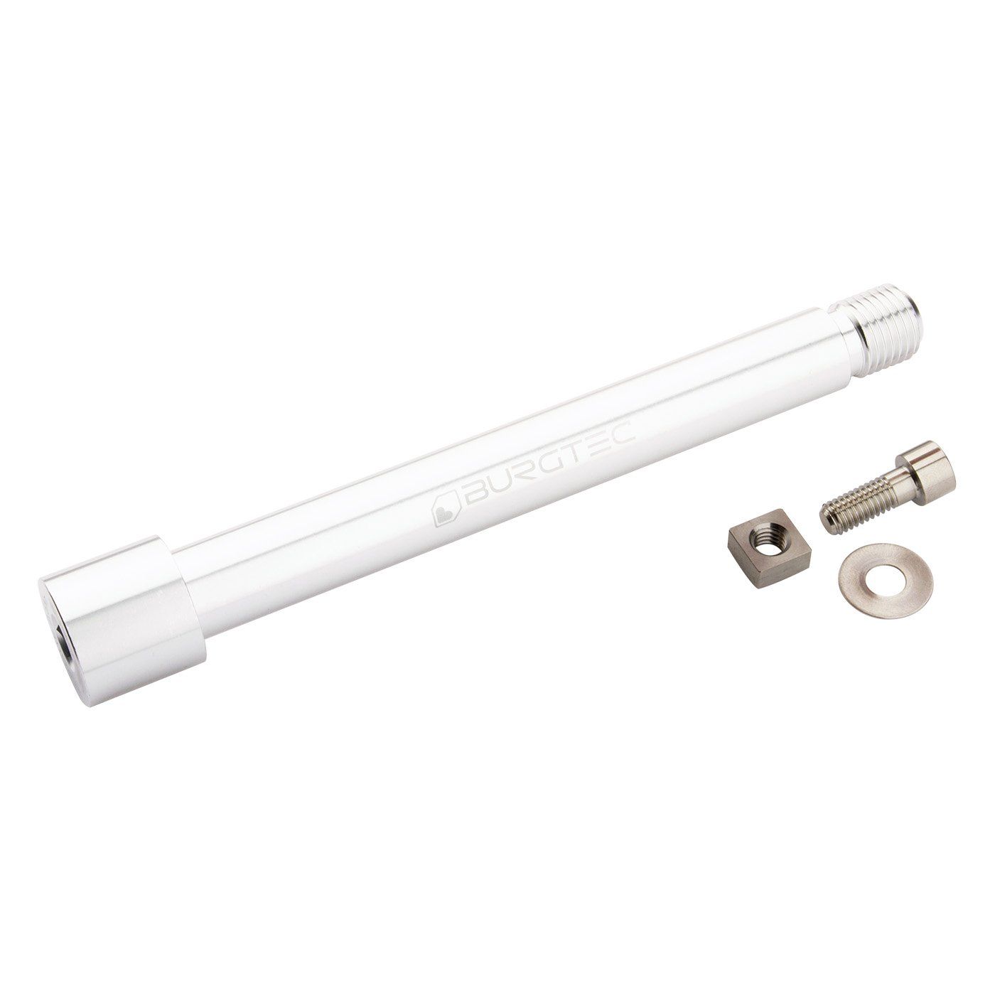 Burgtec Fox Boost 2021+ Fork Axle - Liquid-Life #Wähle Deine Farbe_Rhodium Silver