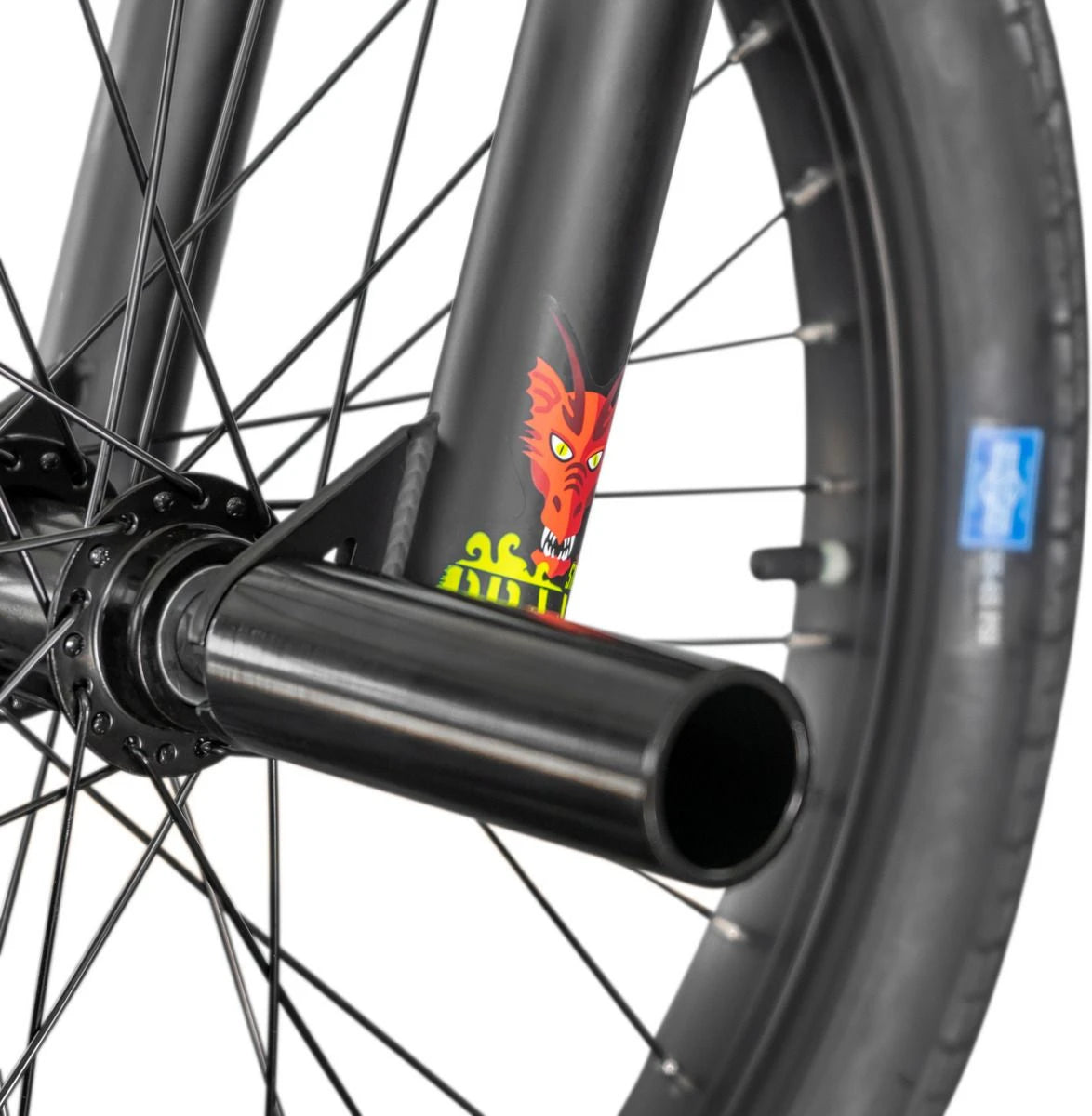 SI BMX Draak mattschwarz