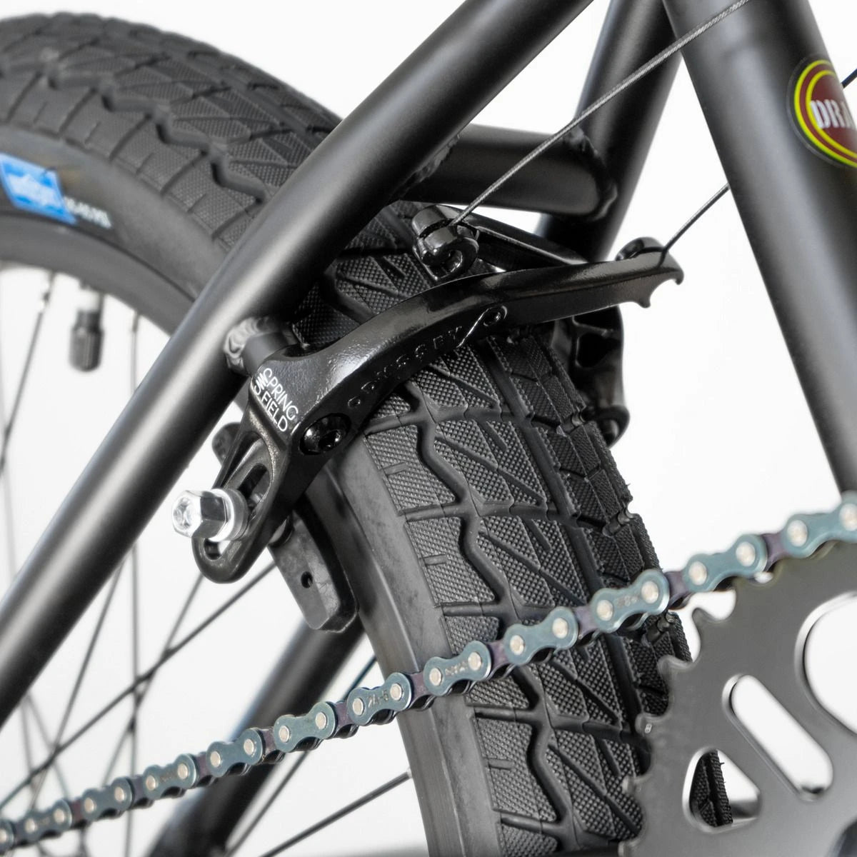 SI BMX Draak mattschwarz