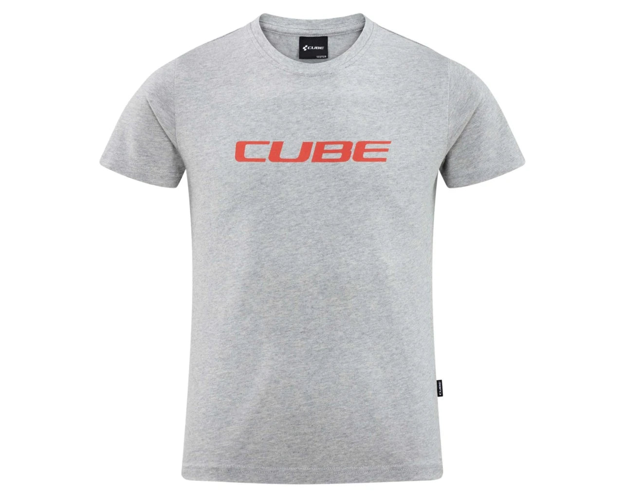 Cube JUNIOR Organic T-Shirt Logo - Liquid-Life #Wähle Deine Farbe_grey melange