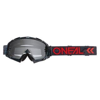 O'Neal B-10 Goggle Camo clear - Liquid-Life #Wähle Deine Farbe_black/red