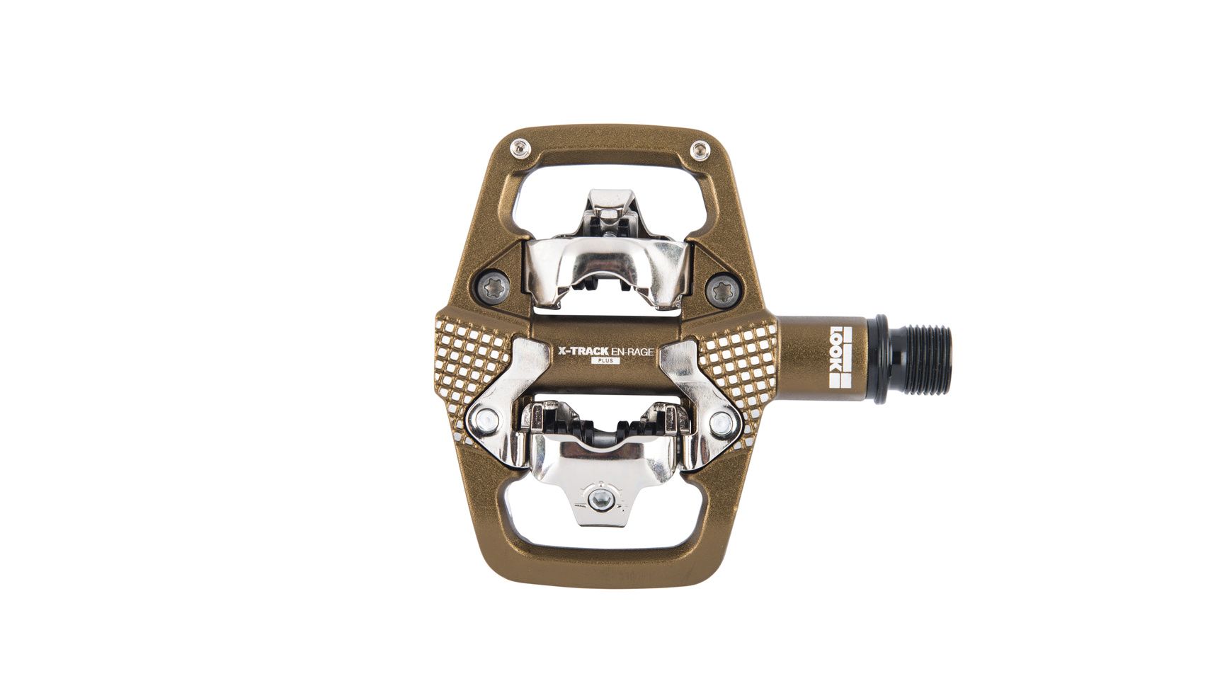 Look XTrack ENRAGE+ Pedale - Liquid-Life #Wähle Deine Farbe_Braun / Silber