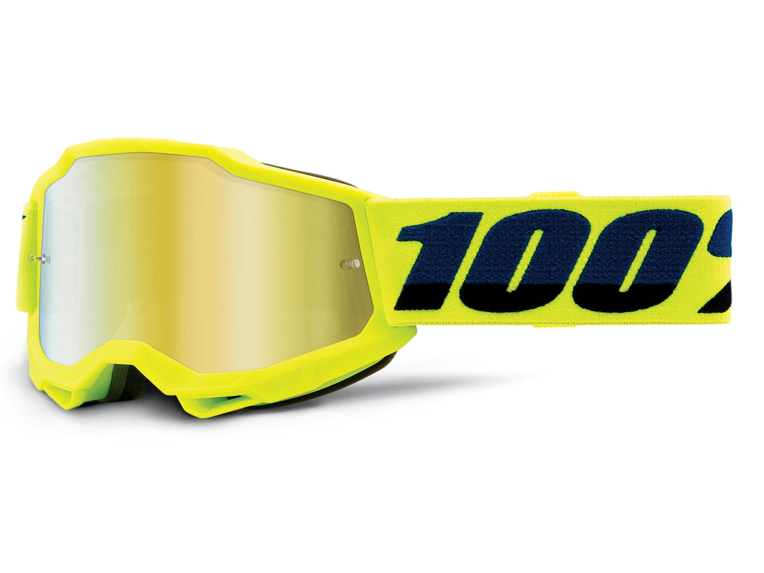 100% Accuri 2 Junior Goggle - Mirror Lens - Liquid-Life #Wähle Deine Farbe_Fluo Yellow