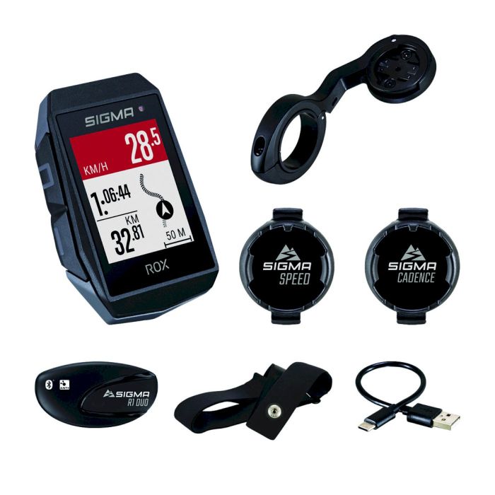 Sigma GPS Radcomputer ROX 11.1 EVO Sensor Set - Liquid-Life #Wähle Deine Farbe_Schwarz