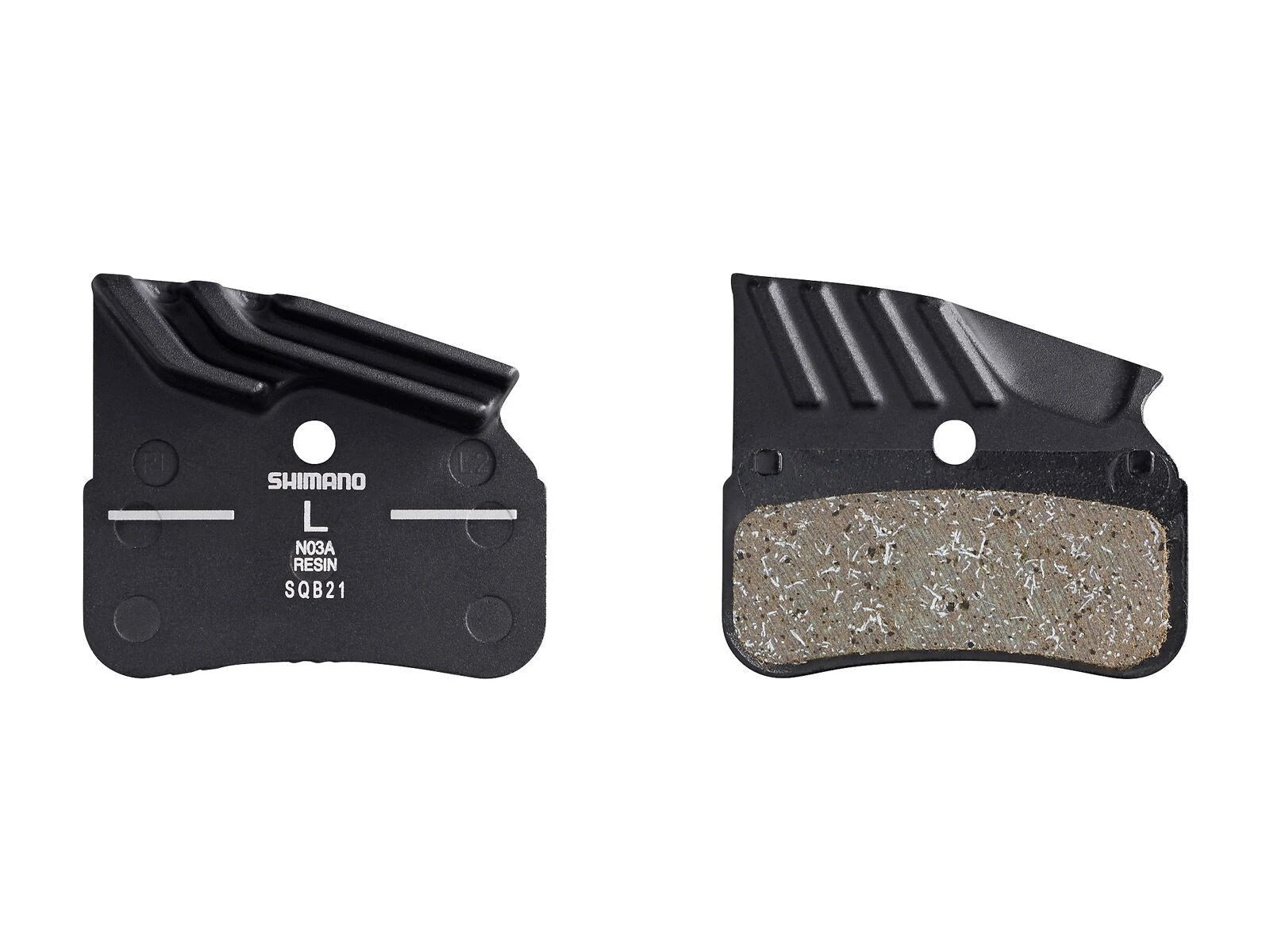 Shimano Scheibenbremsbeläge N03A mit Kühlrippen - Liquid-Life #Wähle Deine Farbe_Schwarz