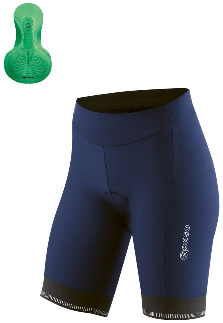 Gonso Damen-Radshort SITIVO - Liquid-Life #Wähle Deine Farbe_etheblu/brightgreen