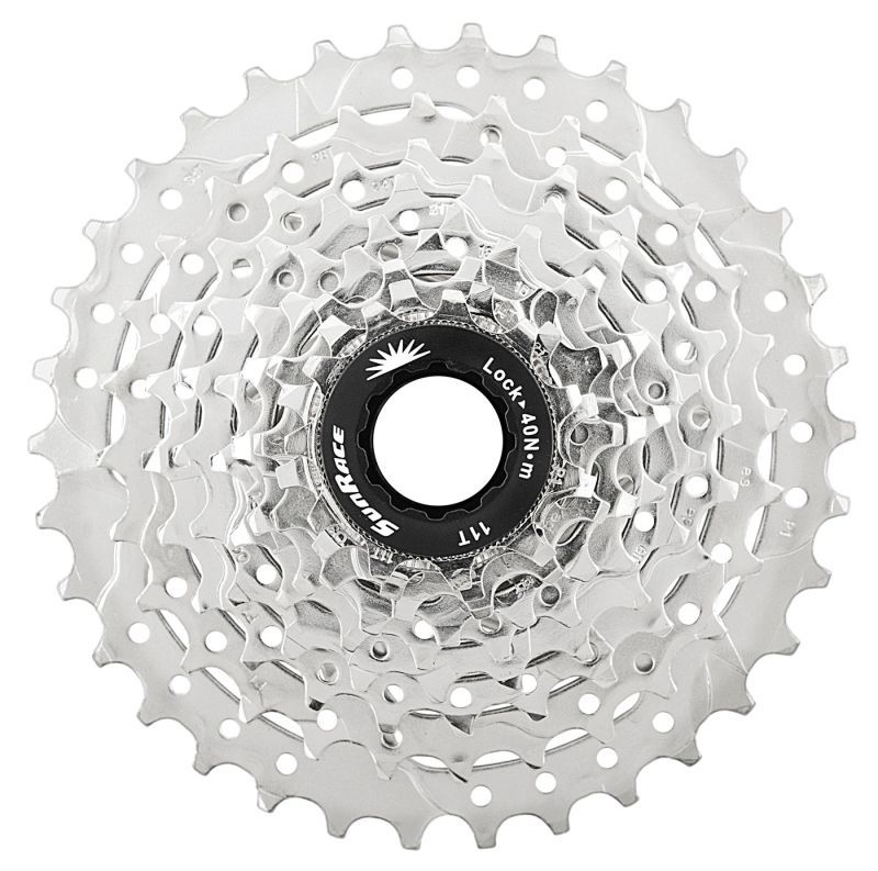 Sunrace ZAHNKRANZKASSETTE 9 FACH 11-36 Z. NICKEL - Liquid-Life #Wähle Deine Farbe_schwarz