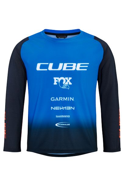 Cube VERTEX Trikot ROOKIE X Action lang - Liquid-Life #Wähle Deine Farbe_schwarz blau