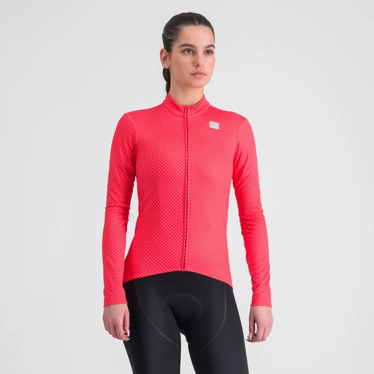 Sportful Checkmate W Thermal Jersey - Liquid-Life #Wähle Deine Farbe_Pompelmo Raspberry Cedar