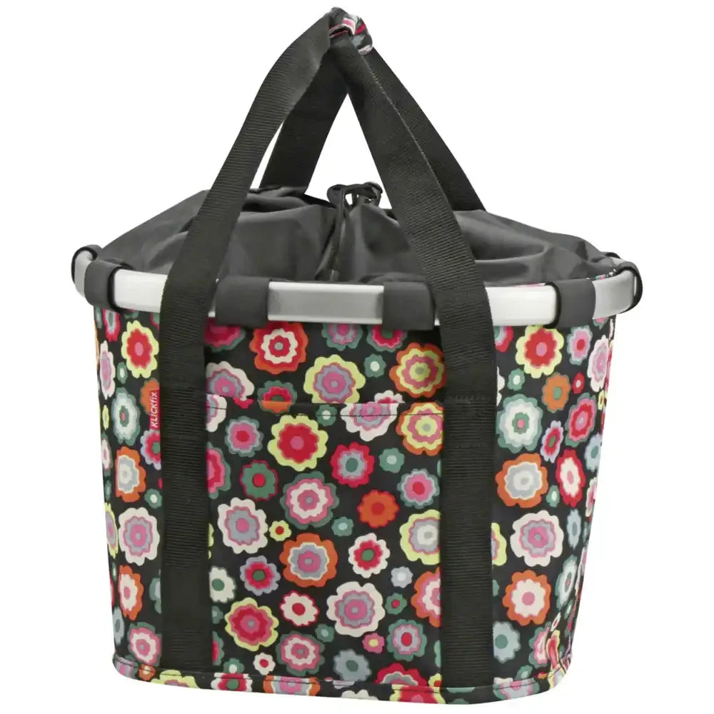 Klickfix Fahrradkorb - Liquid-Life #Wähle Deine Farbe_happy flowers