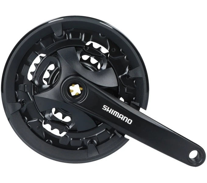 Shimano Kettenradgarnitur Altus FCMT101 4-kant - Liquid-Life #Wähle Deine Farbe_schwarz