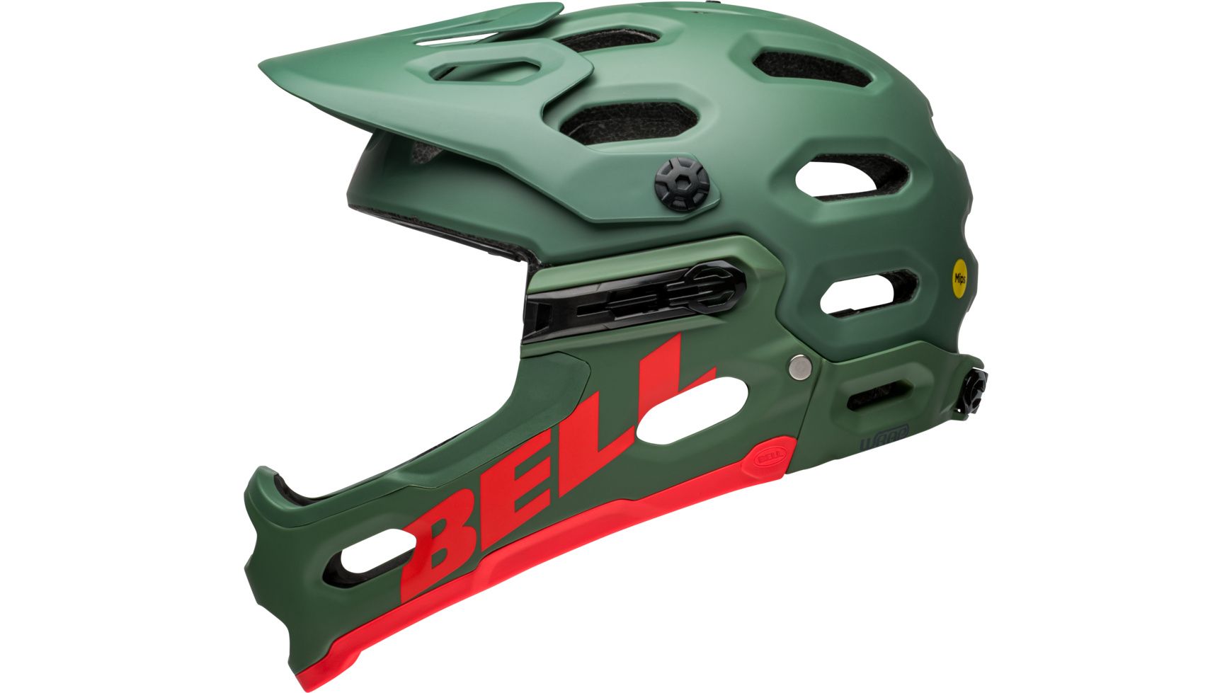 Bell Super 3R MIPS - Liquid-Life #Wähle Deine Farbe_Matte Dark Green/Infrared