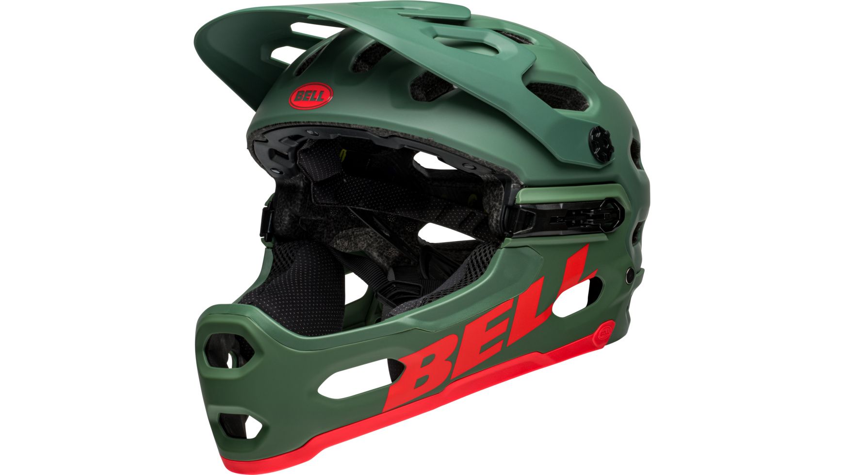 Bell Super 3R MIPS - Liquid-Life #Wähle Deine Farbe_Matte Dark Green/Infrared