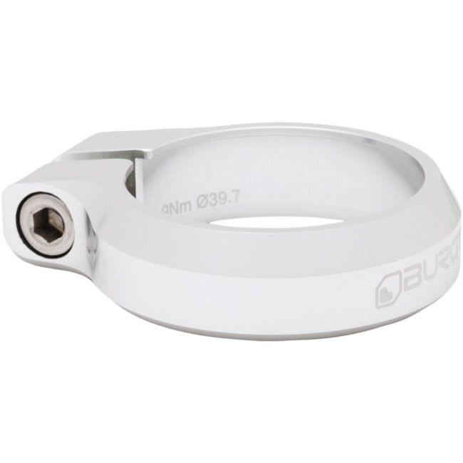 Burgtec Seat Clamp Rhodium Silver 34.9mm Diameter - Liquid-Life #Wähle Deine Farbe_Rhodium Silver