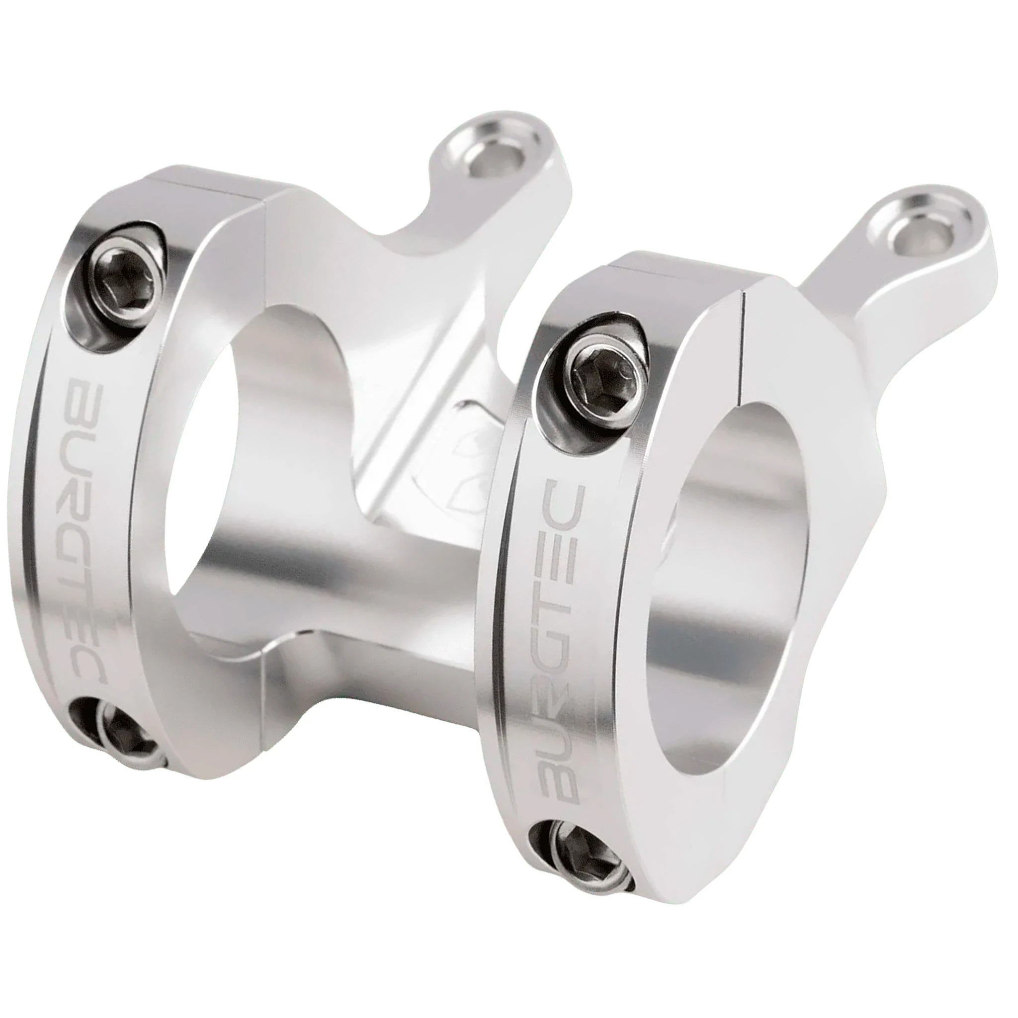 Burgtec Vorbau DM MK3 Stem, 50mm Reach/ 35mm Clamp - Liquid-Life #Wähle Deine Farbe_Rhodium Silver