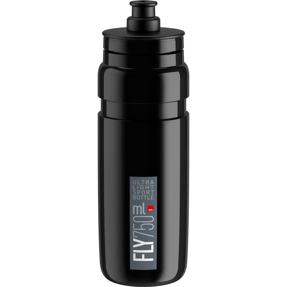 Elite Trinkflasche Fly - Liquid-Life #Wähle Deine Farbe_schwarz-grau