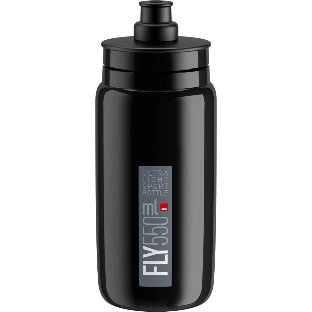 Elite Trinkflasche Fly - Liquid-Life #Wähle Deine Farbe_schwarz-grau