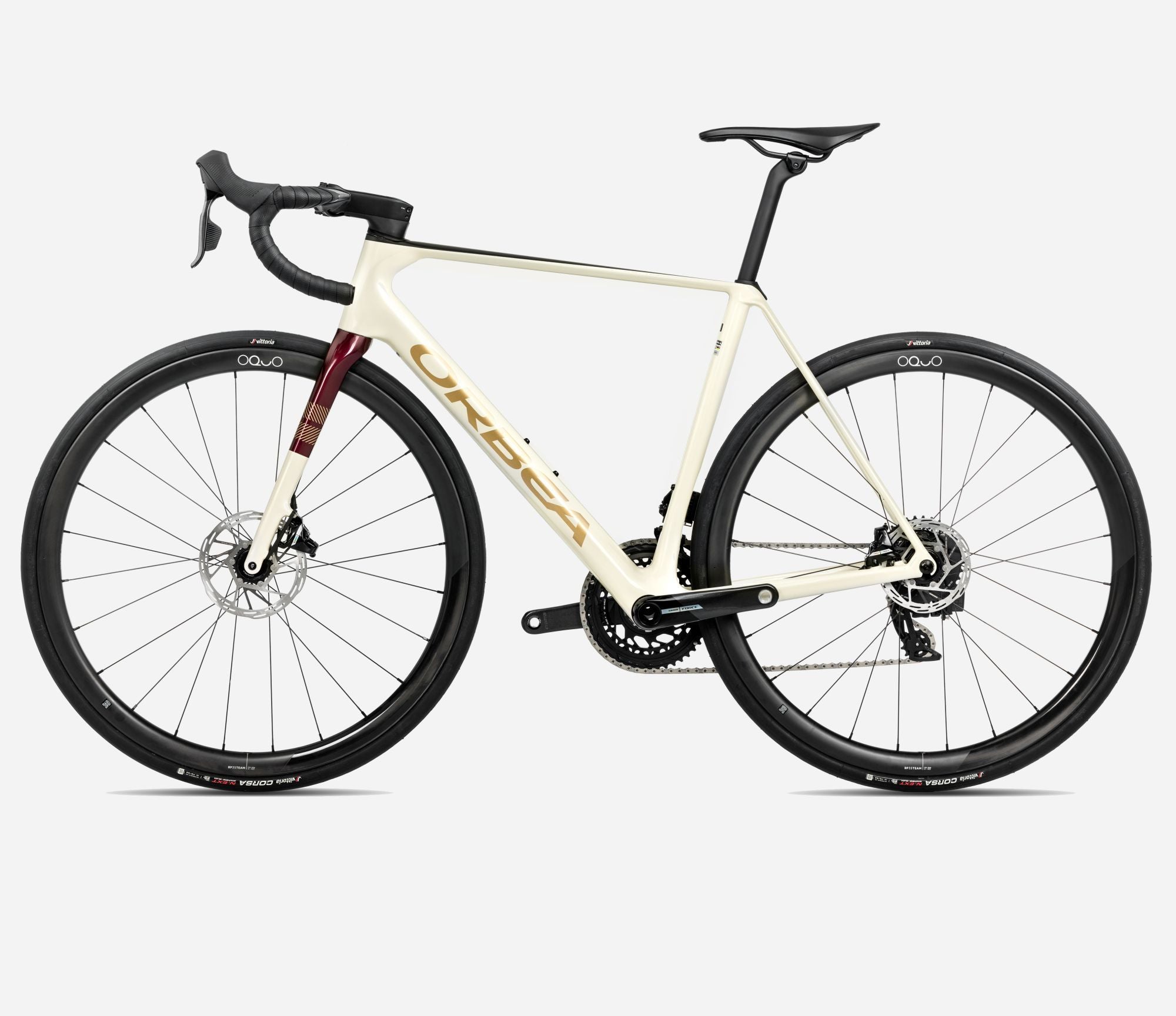 Orbea ORCA M21eTEAM PWR White - Burgundy - Vulcano 2025