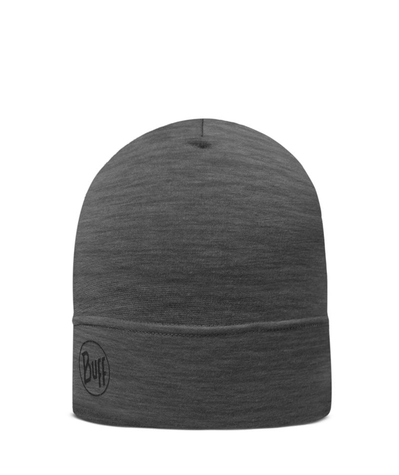 Buff Merino Lightweight Beanie - Liquid-Life #Wähle Deine Farbe_SOLID GREY