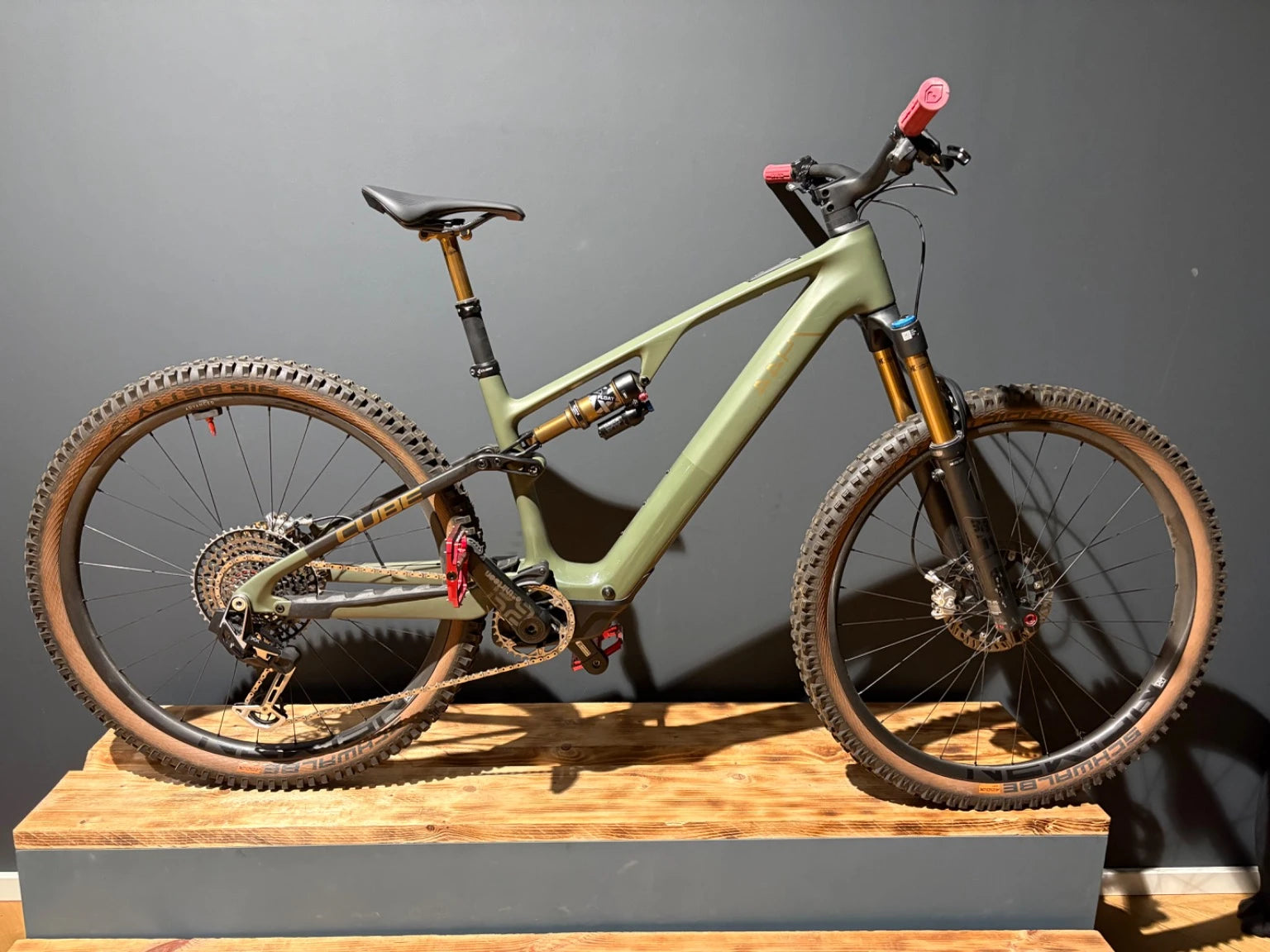 Cube AMS Hybrid ONE44 C:68X SUPER TM 400X dustyolive´n´gold | Gebrauchtrad | L - Liquid-Life